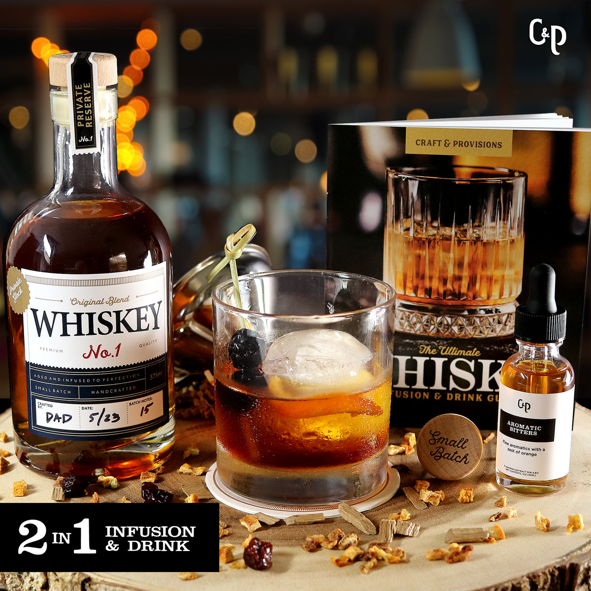 Make Your Own Whisky Kit  Infuse Oak Barrel Chips, Fruits, Spices, Bo –  Craft & Provisions