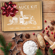Load image into Gallery viewer, Deluxe Hot Sauce Kit, Chili Peppers, Gourmet Spice Blend, Bottles, Make your own homemade hot sauce at home
