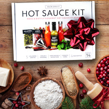 Load image into Gallery viewer, Premium Hot Sauce Kit, 5 Peppers, 4 Bottles, Makes up to 14 Gourmet Bottles (Premium Kit)