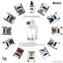 Load image into Gallery viewer, Make Your Own Whisky Kit | Infuse Oak Barrel Chips, Fruits, Spices, Bottles, Book, Funnel, Ice Ball Molds, Cool Whiskey Labels, DIY | Gifts for Father&#39;s, Dad, Men, Guys
