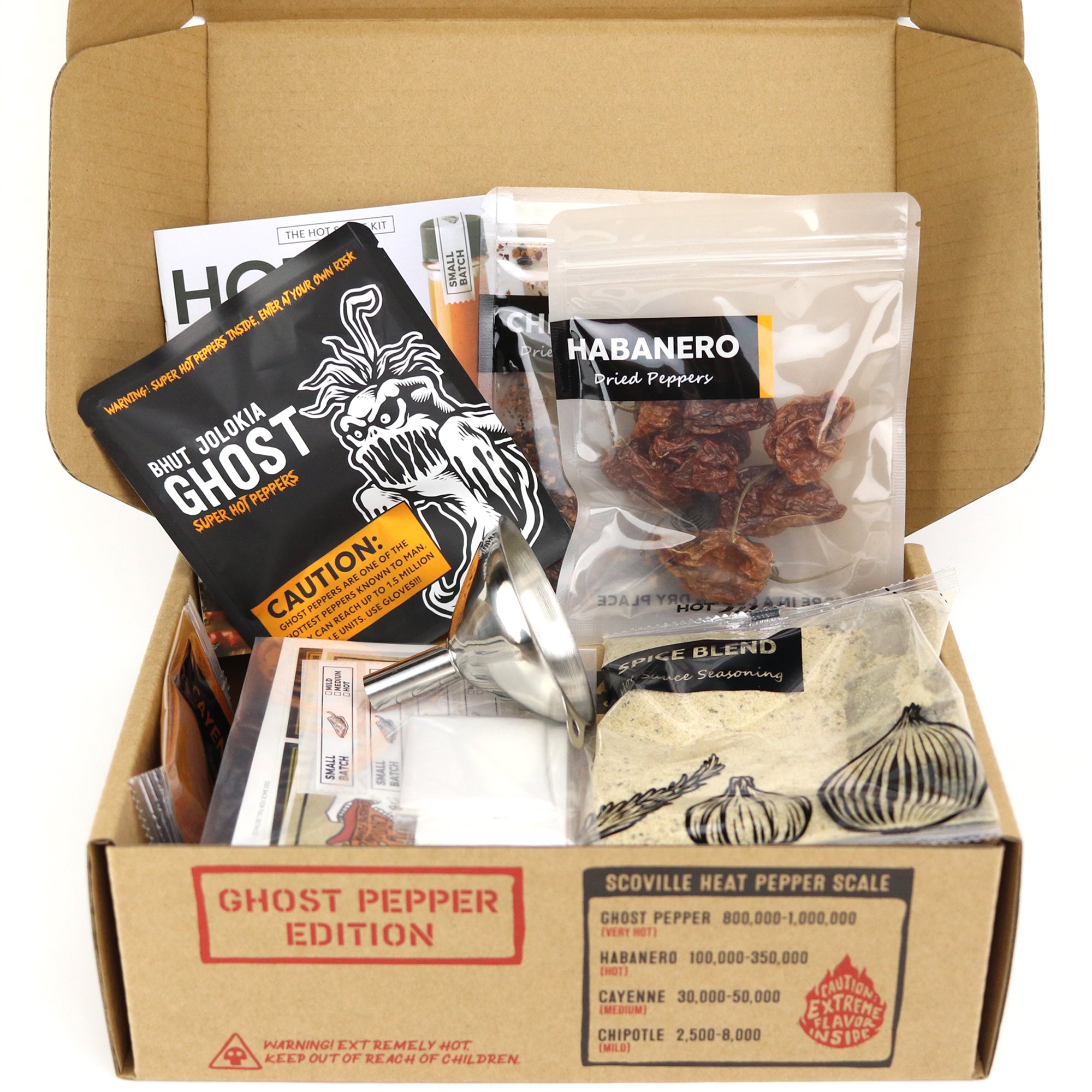 Deluxe Hot Sauce Making Kit, Ghost Pepper Edition, Gourmet Spice Blend –  Craft & Provisions