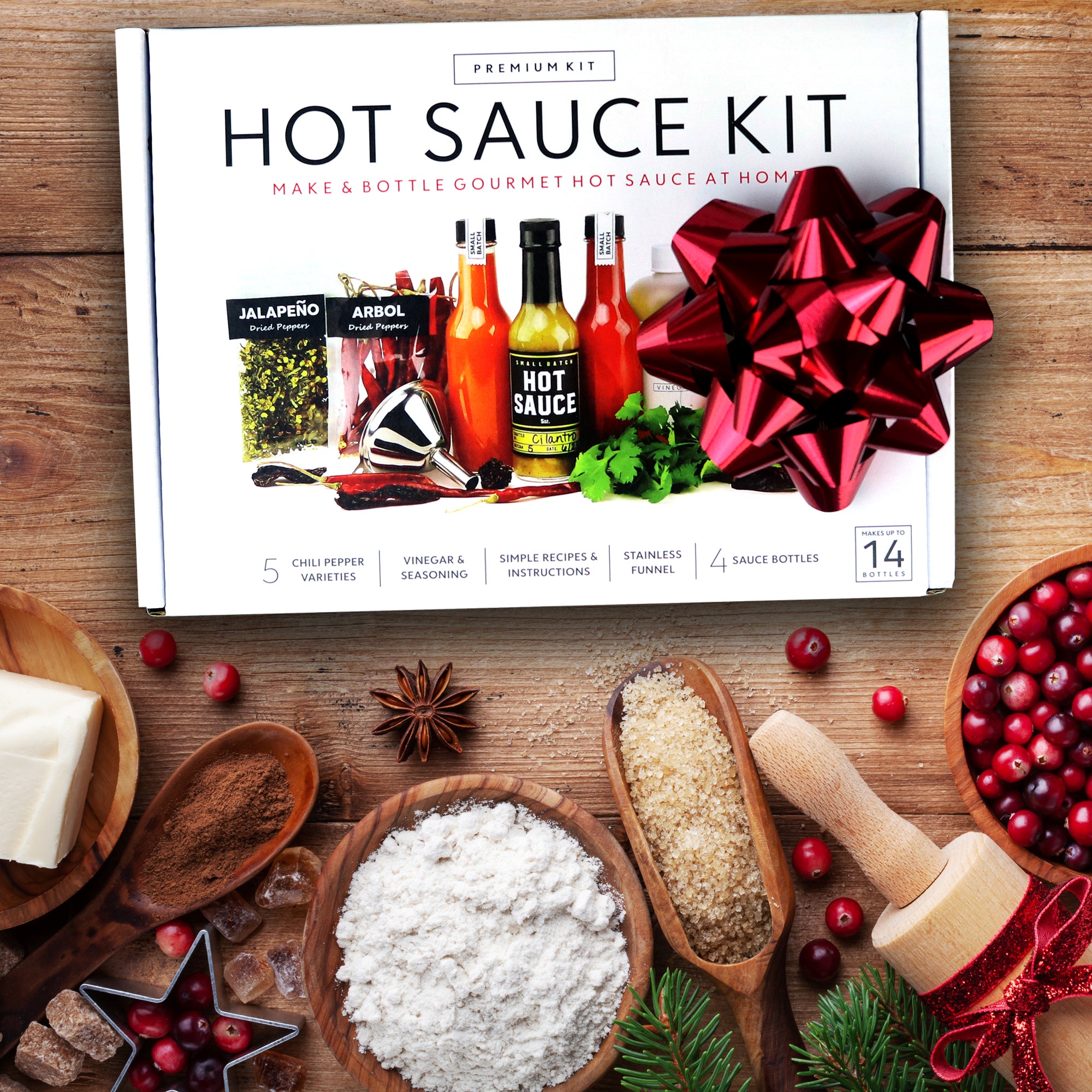 Deluxe Hot Sauce Making Kit, Ghost Pepper Edition, Gourmet Spice Blend –  Craft & Provisions